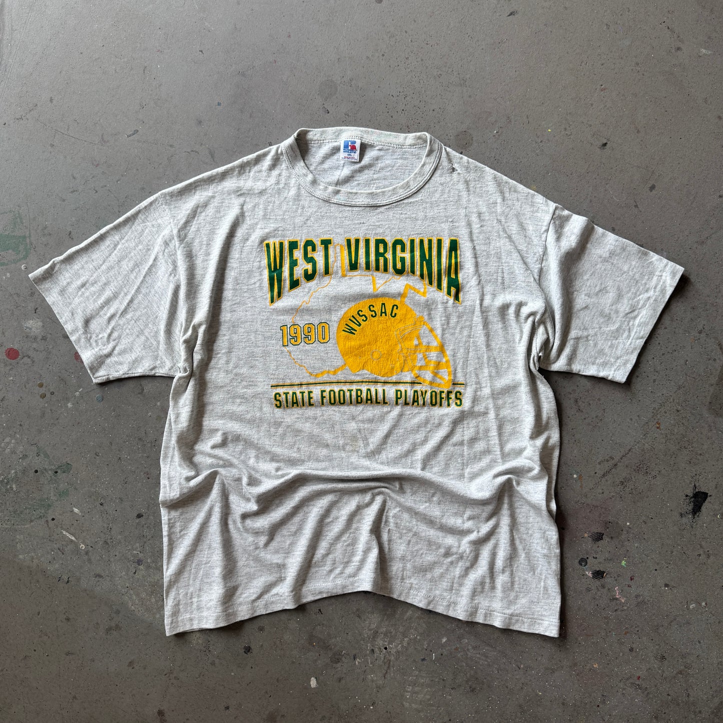 Vintage WV Football Tee