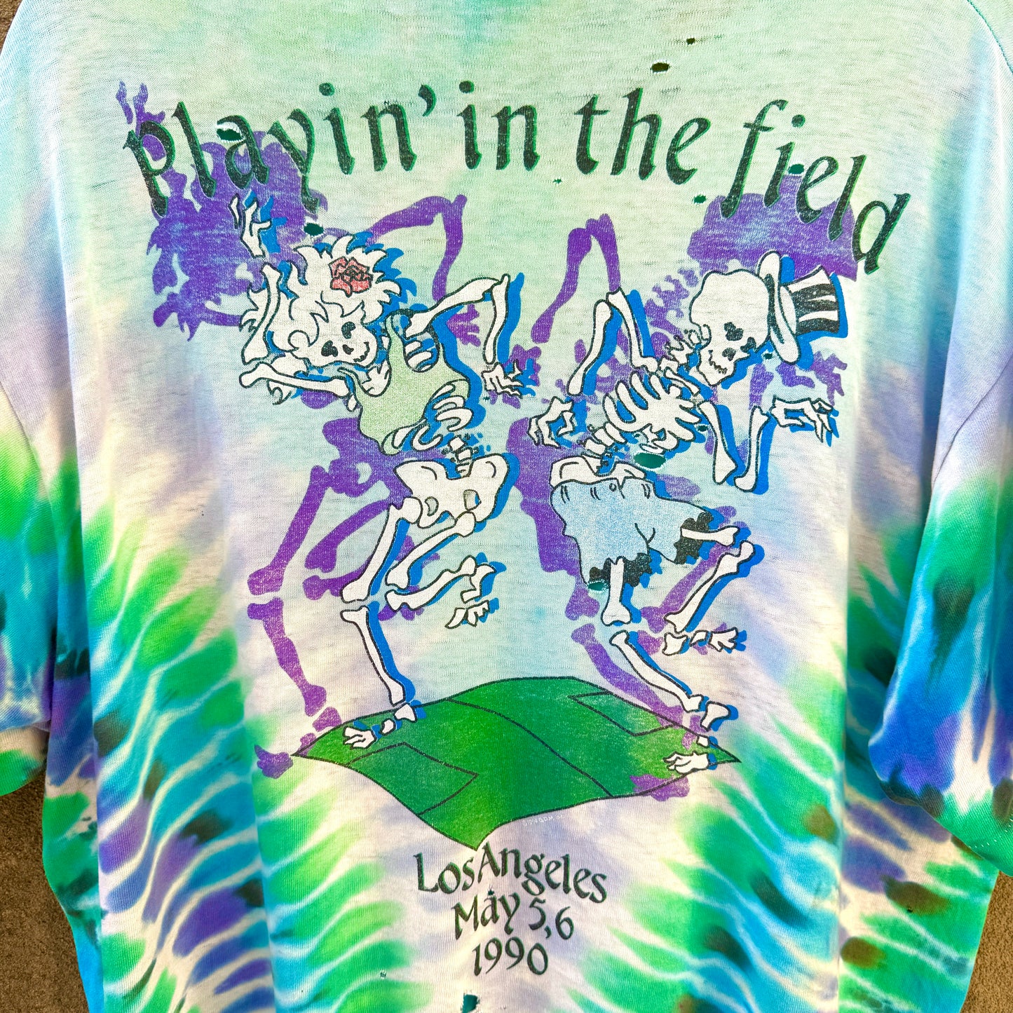 Vintage 1990 Olympic Velodrome Grateful Dead Tee