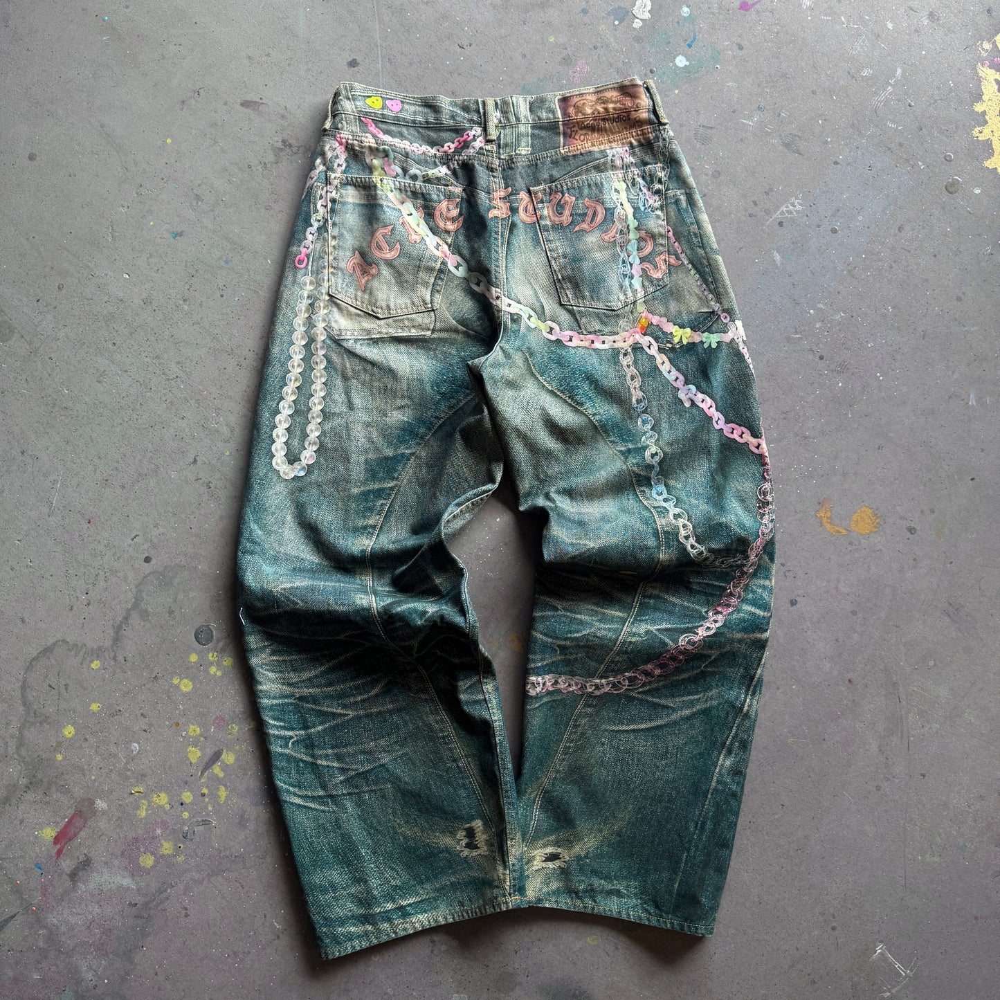 Acne Studios Trompe l’oeil 1981 Loose Fit Denim
