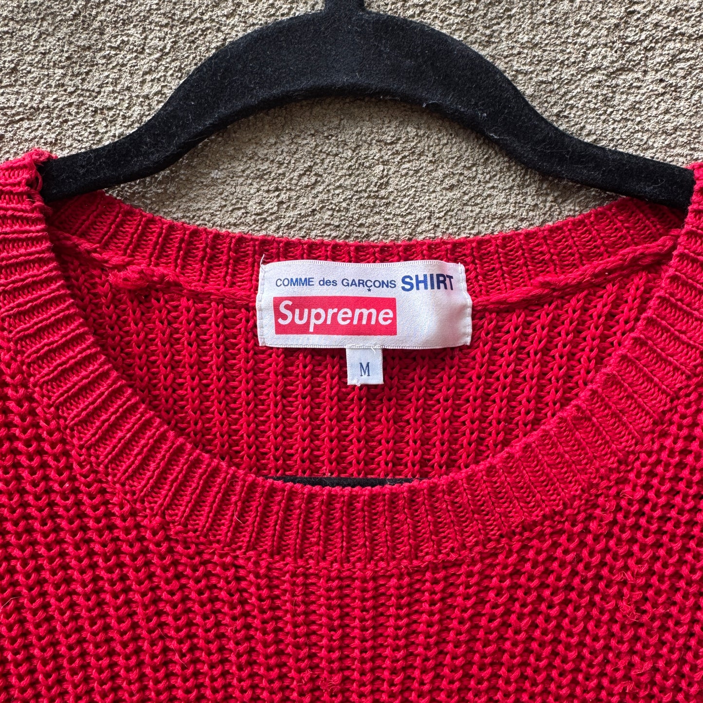 CDG X Supreme Knit Sweater