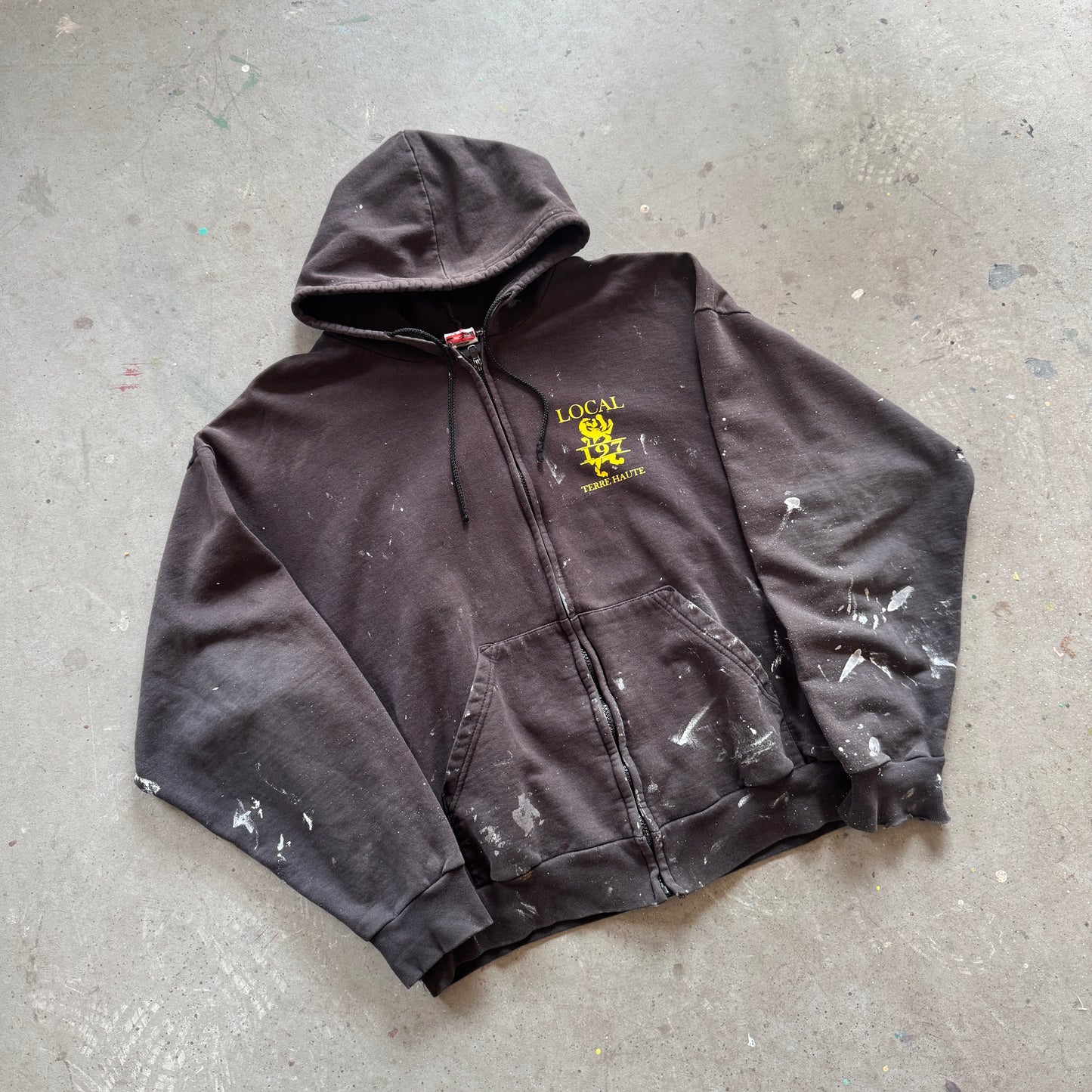 Vintage Painters Zip-Up Hoodie