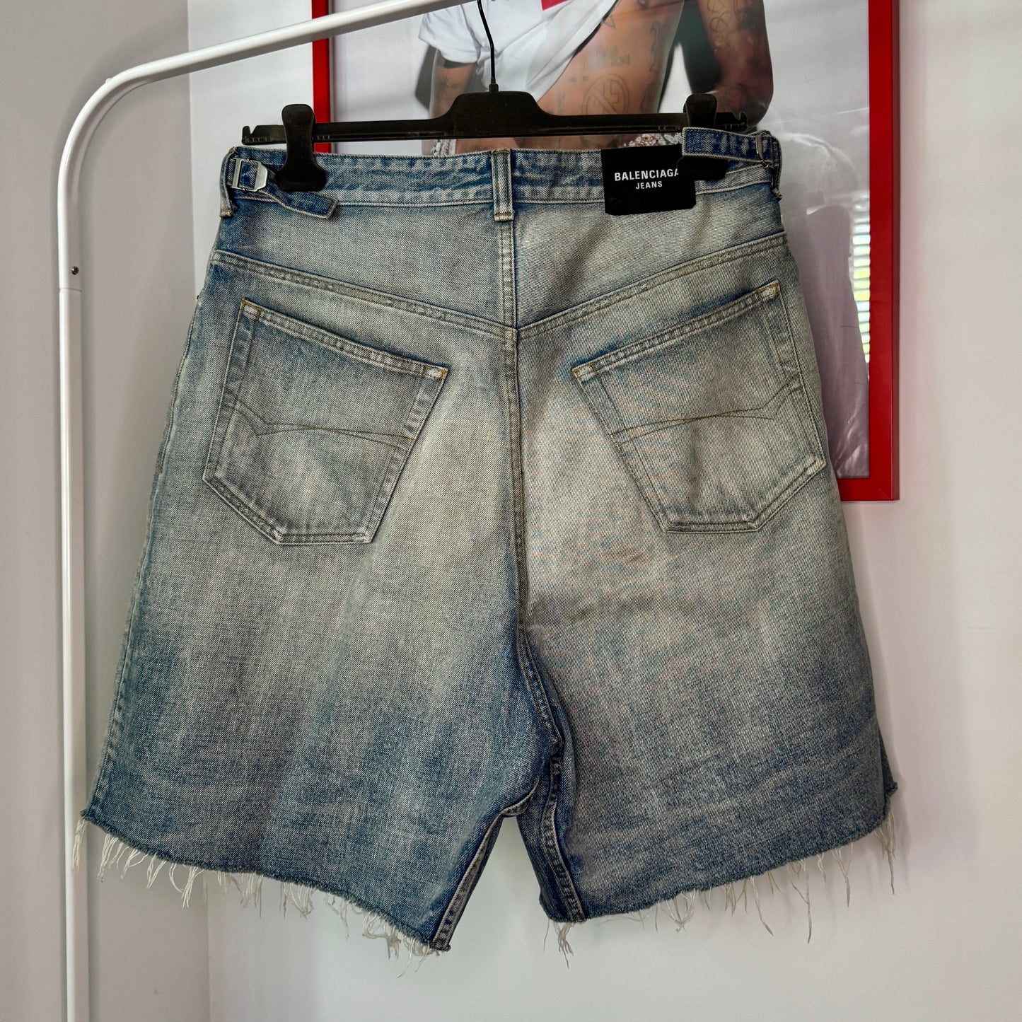Balenciaga Skater Denim Shorts