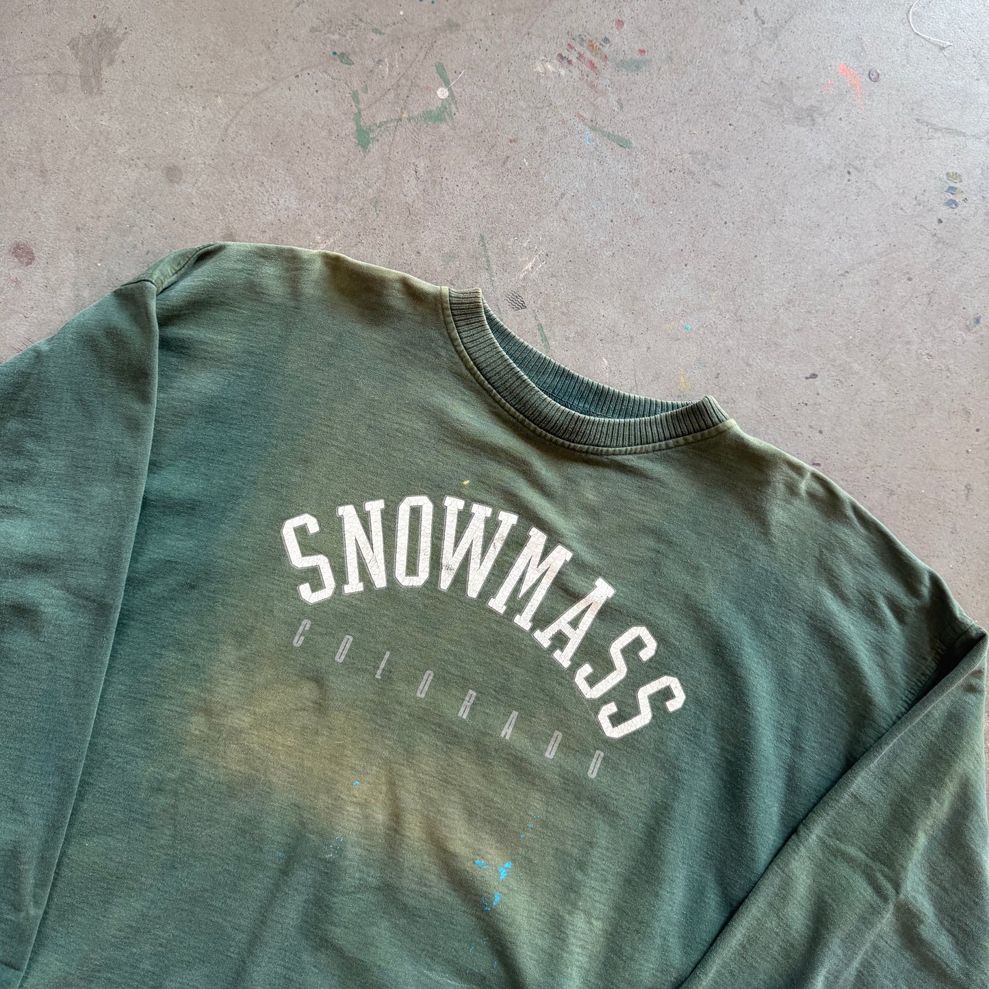 Vintage Thrashed Snowmass Crewneck
