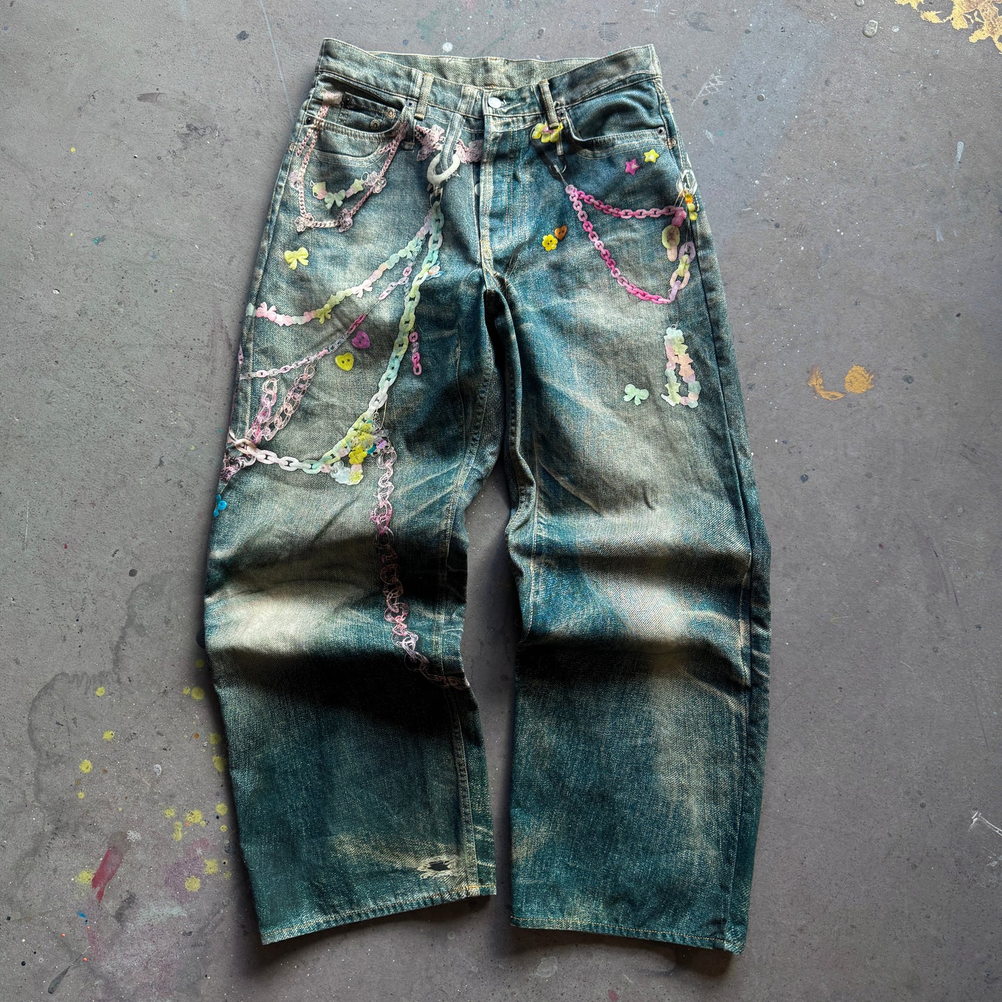 Acne Studios Trompe l’oeil 1981 Loose Fit Denim