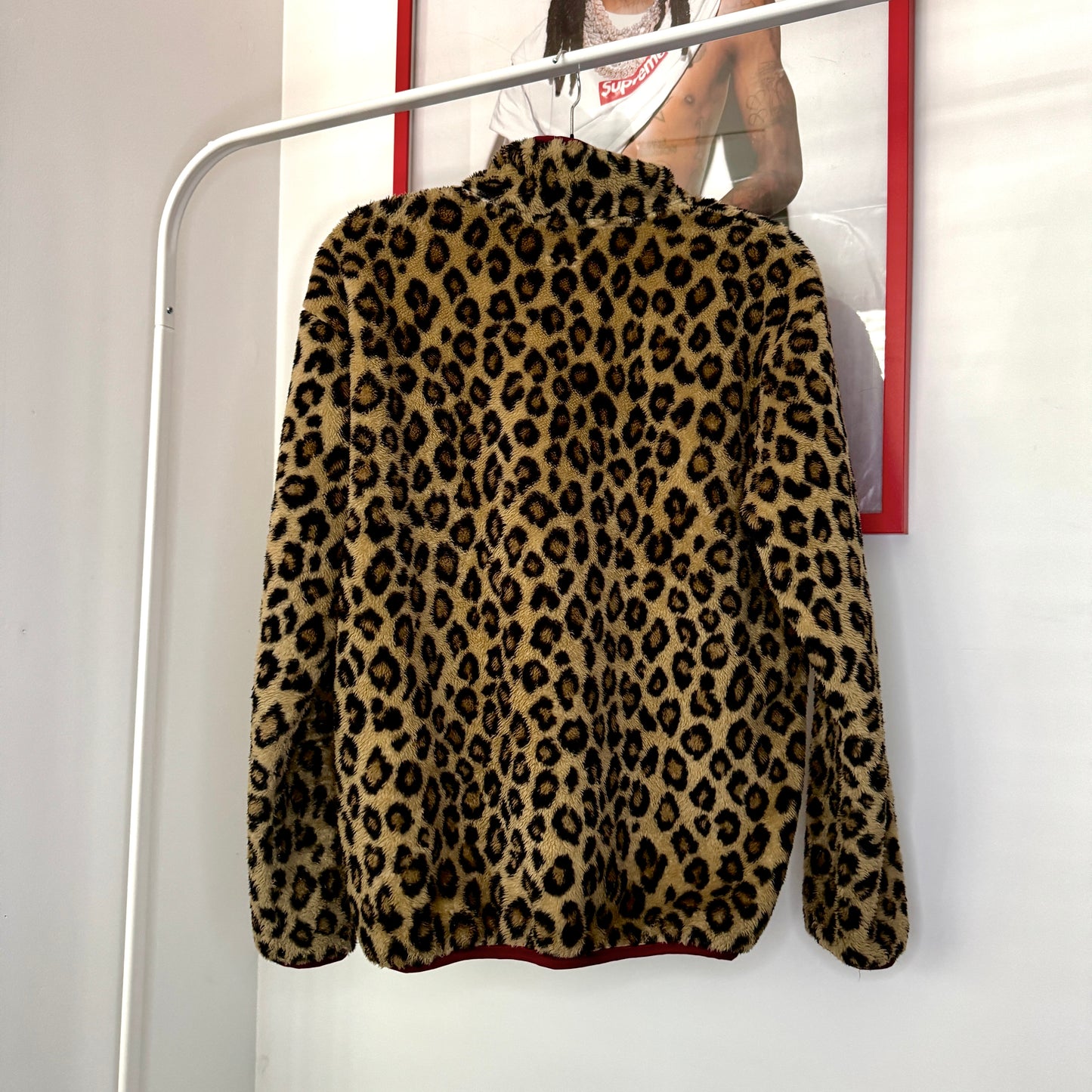 Kapital Cheetah Print Fleece Pullover