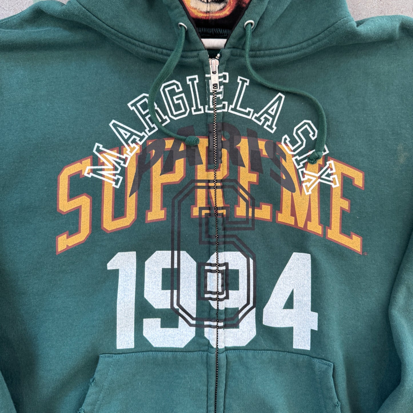 Supreme x MM6 Zip-Up Hoodie