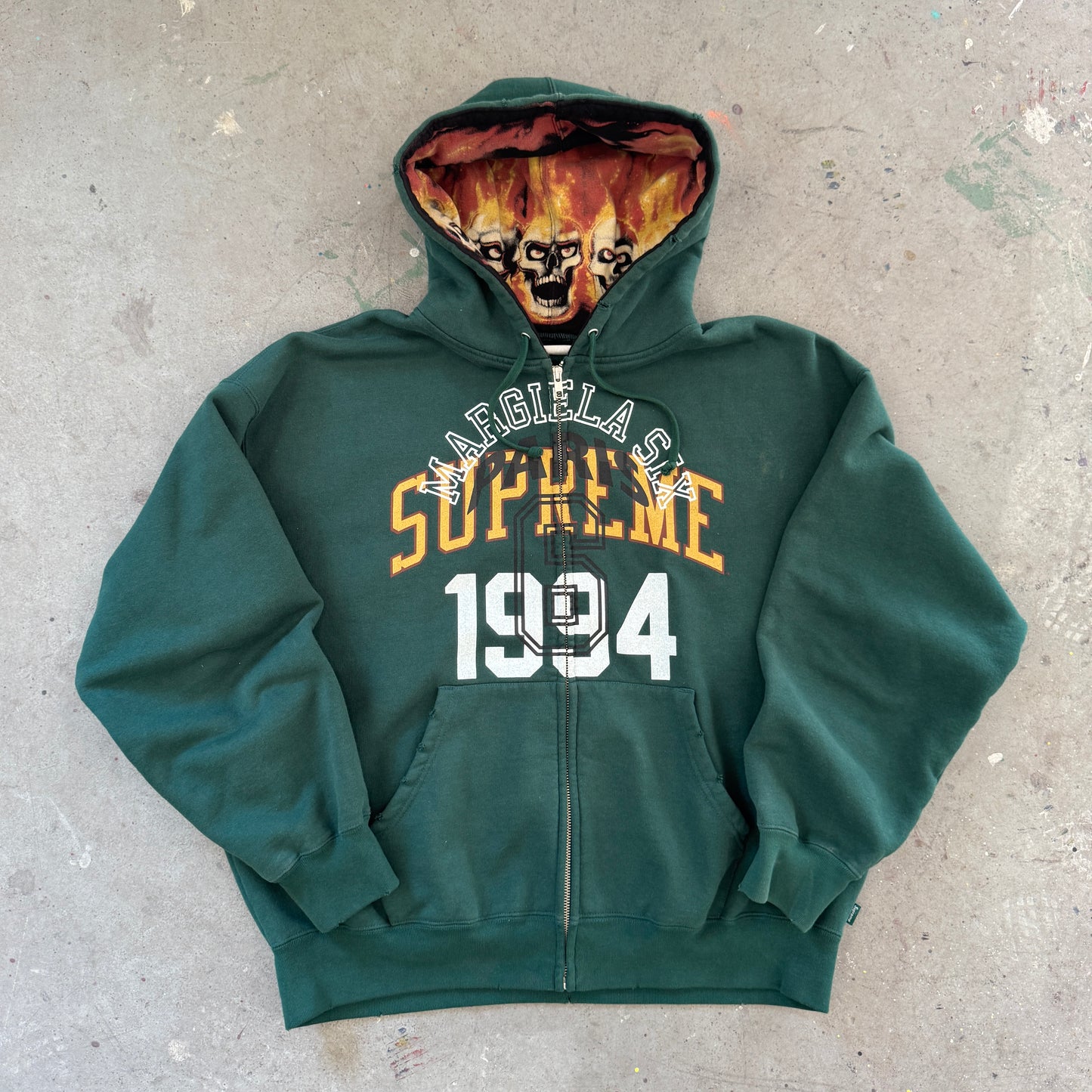 Supreme x MM6 Zip-Up Hoodie