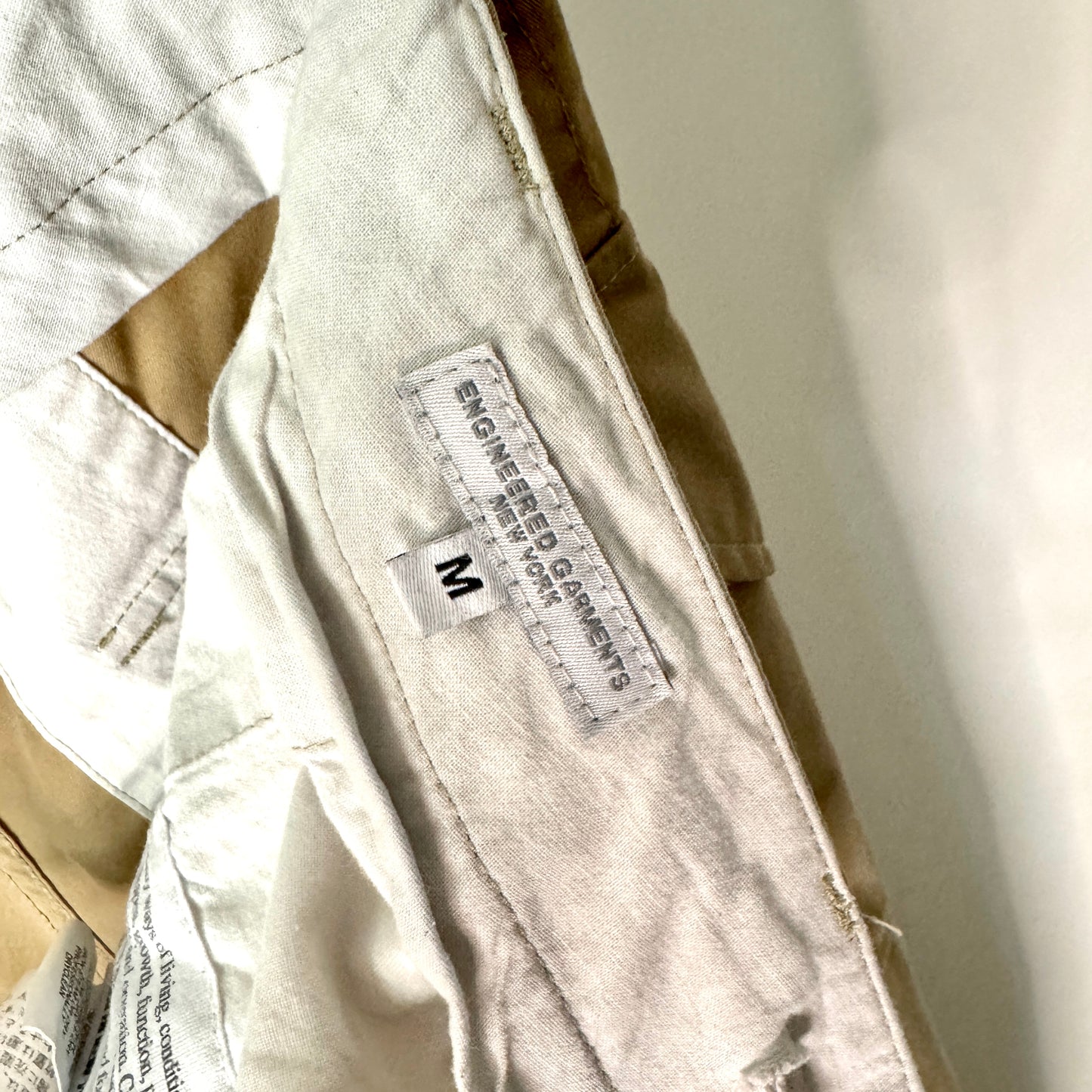Engineered Garments Khaki Over Pant