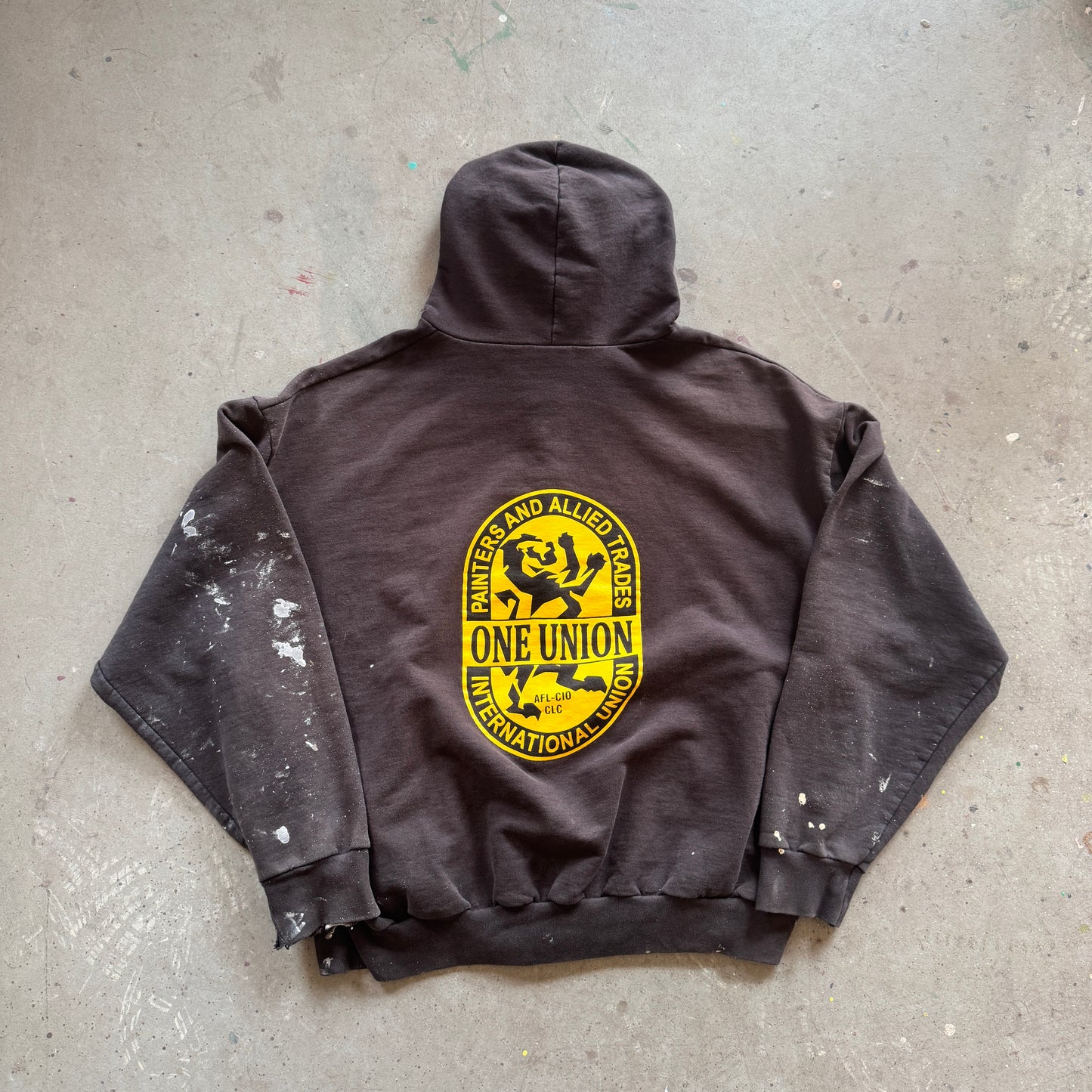 Vintage Painters Zip-Up Hoodie