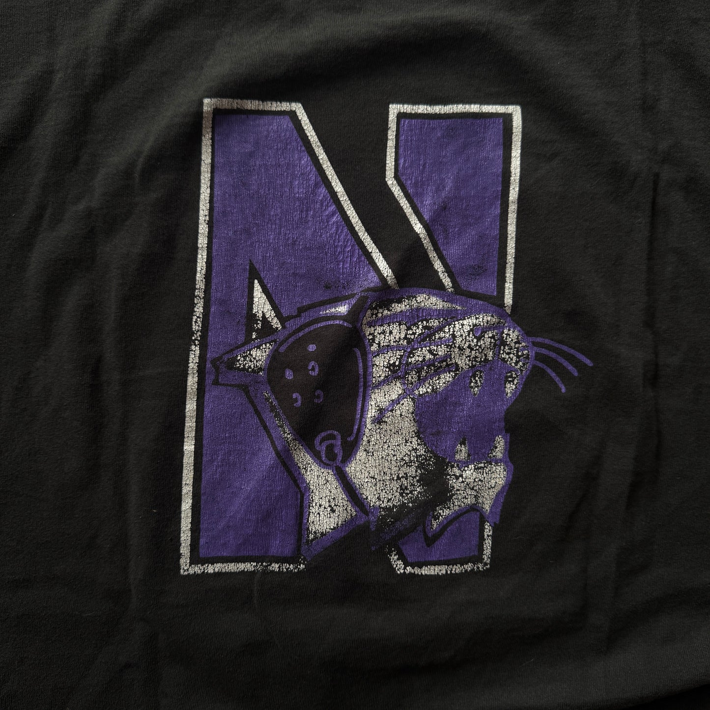Vintage Northwestern Wrestling Tee