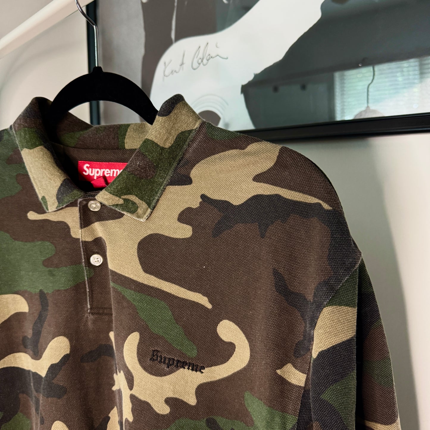 Supreme Washed Camo Polo