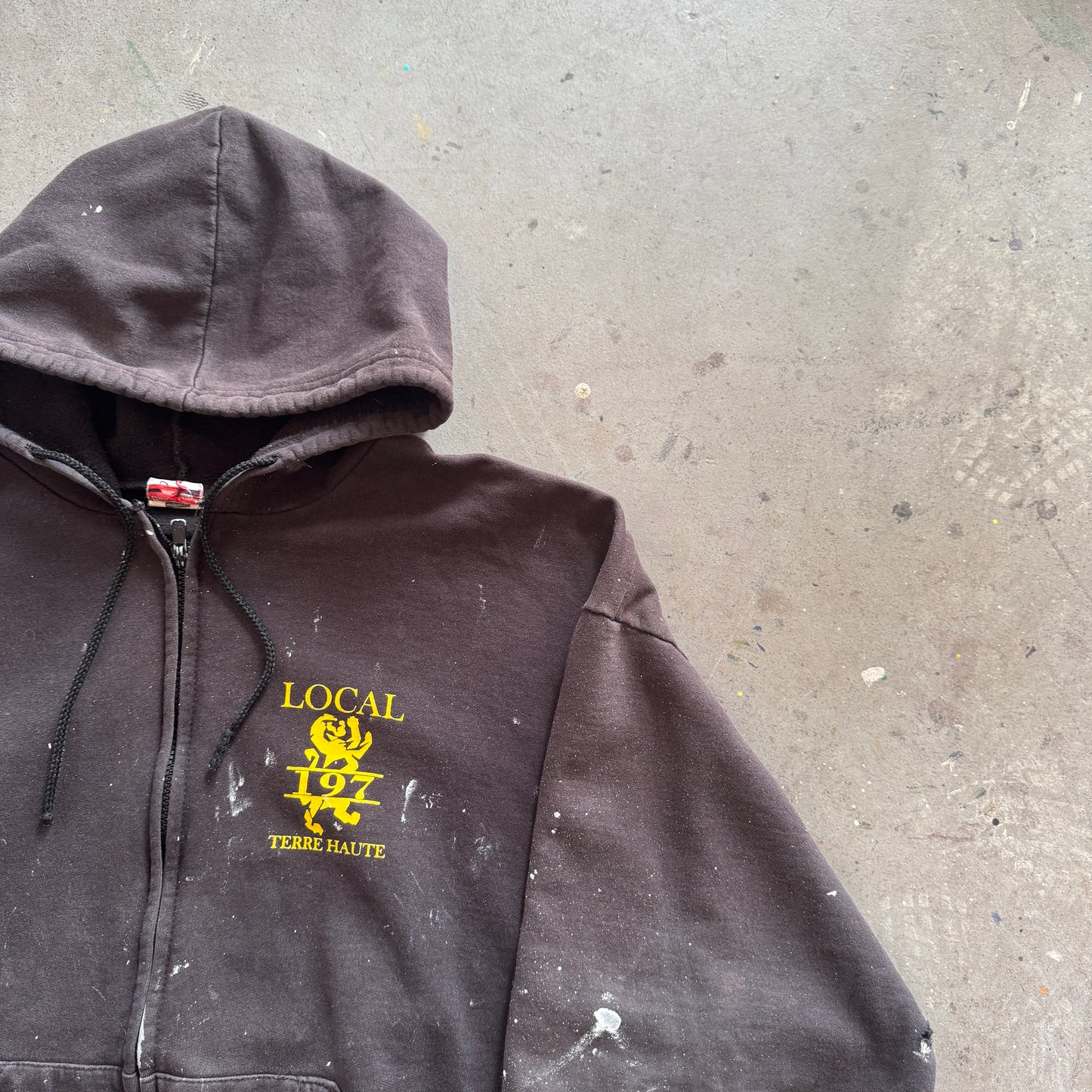 Vintage Painters Zip-Up Hoodie