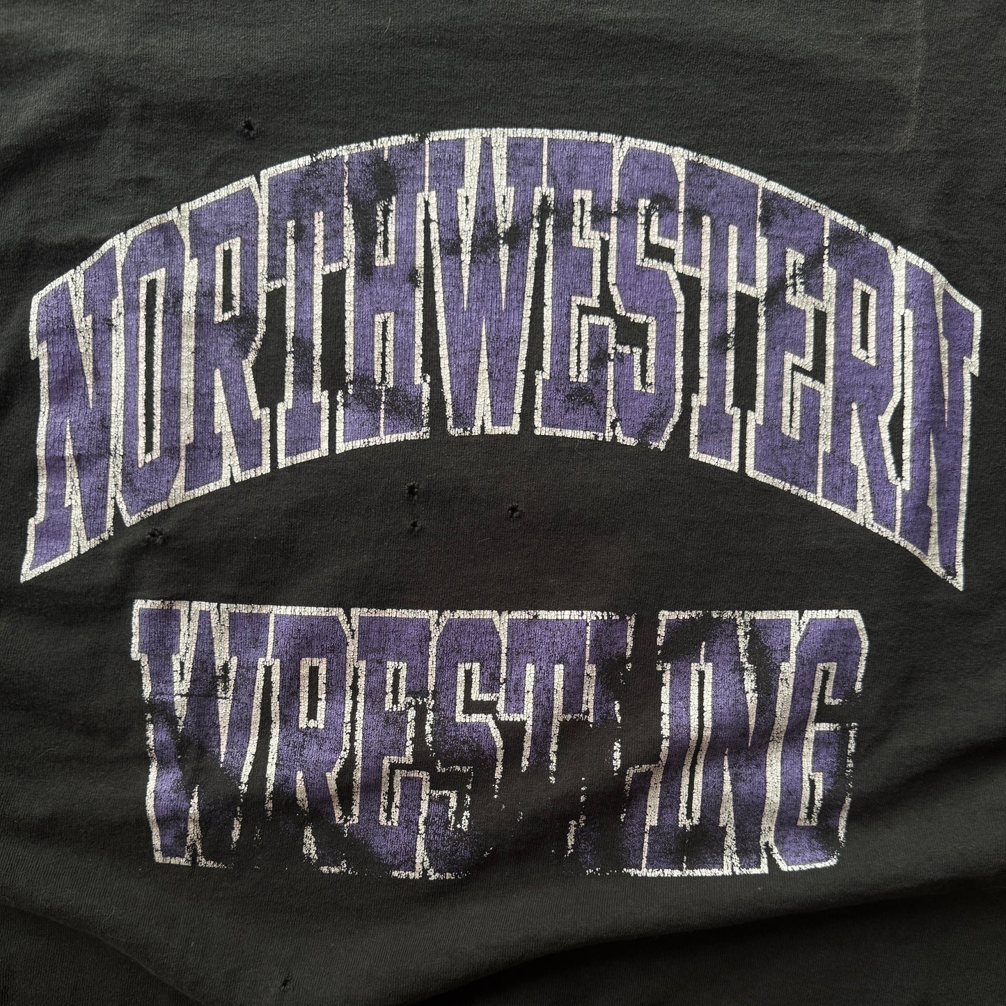 Vintage Northwestern Wrestling Tee