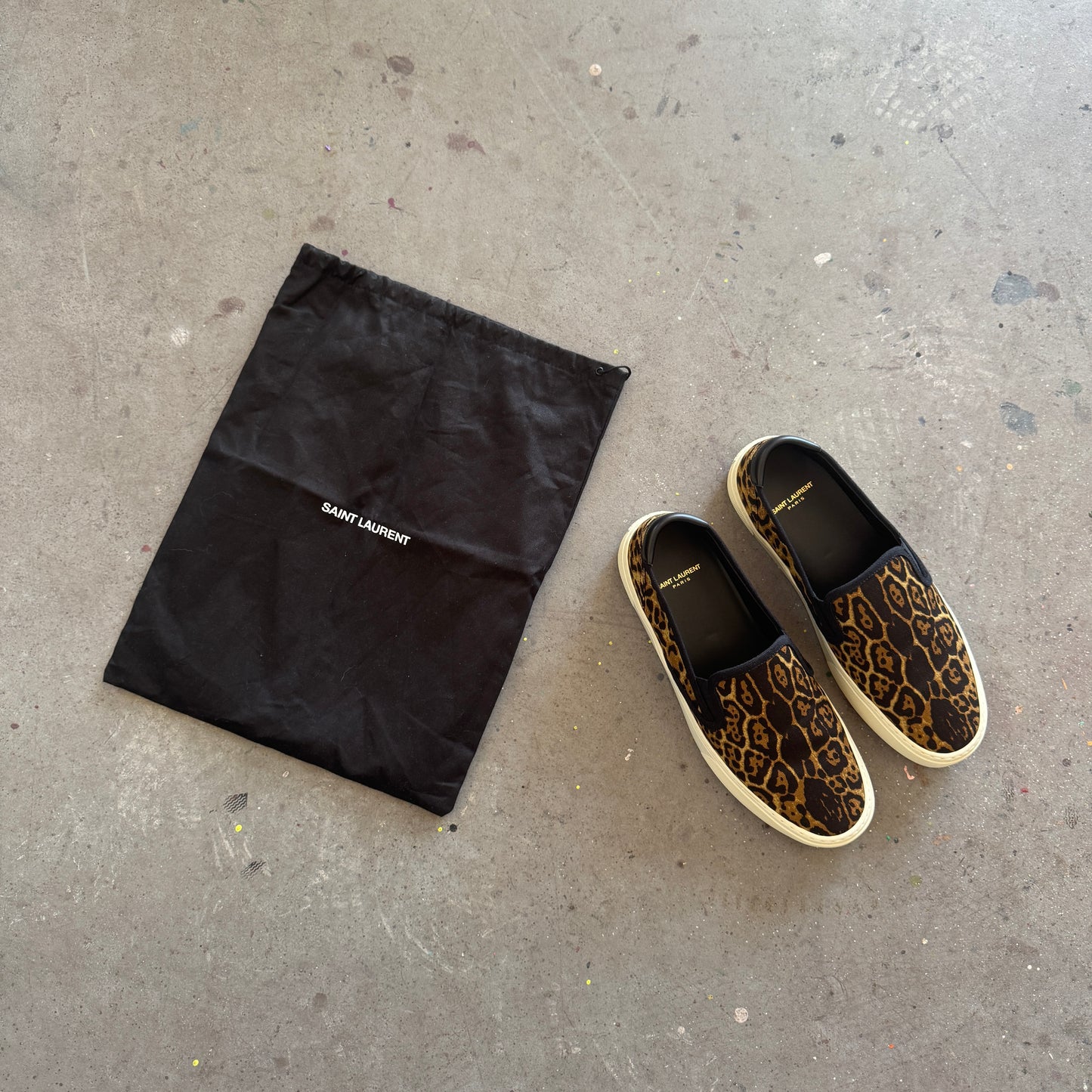 Saint Laurent Slip-On Skate Sneaker