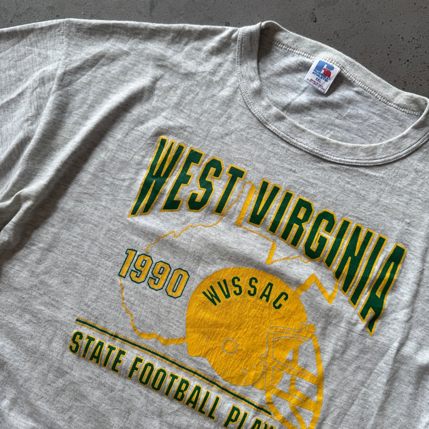 Vintage WV Football Tee