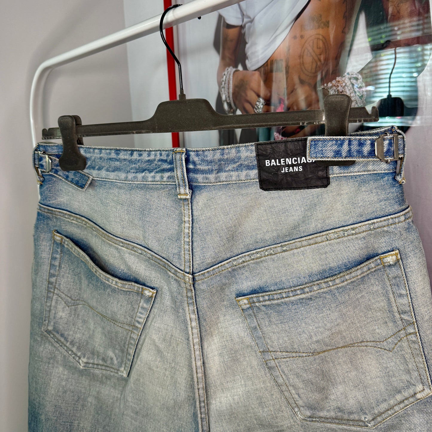 Balenciaga Skater Denim Shorts