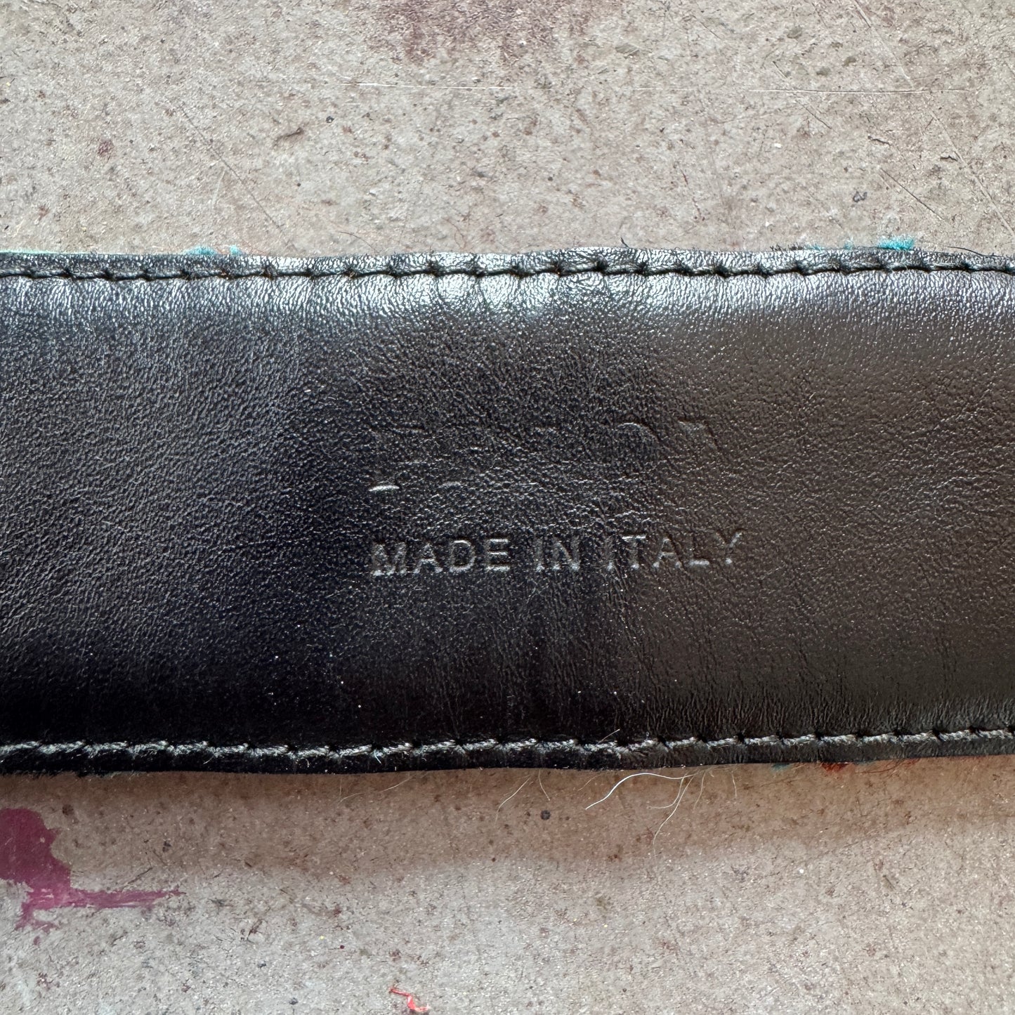 Prada Multi-Color Pony Hair Belt