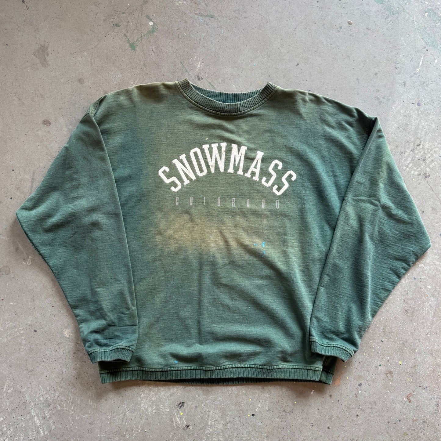 Vintage Thrashed Snowmass Crewneck