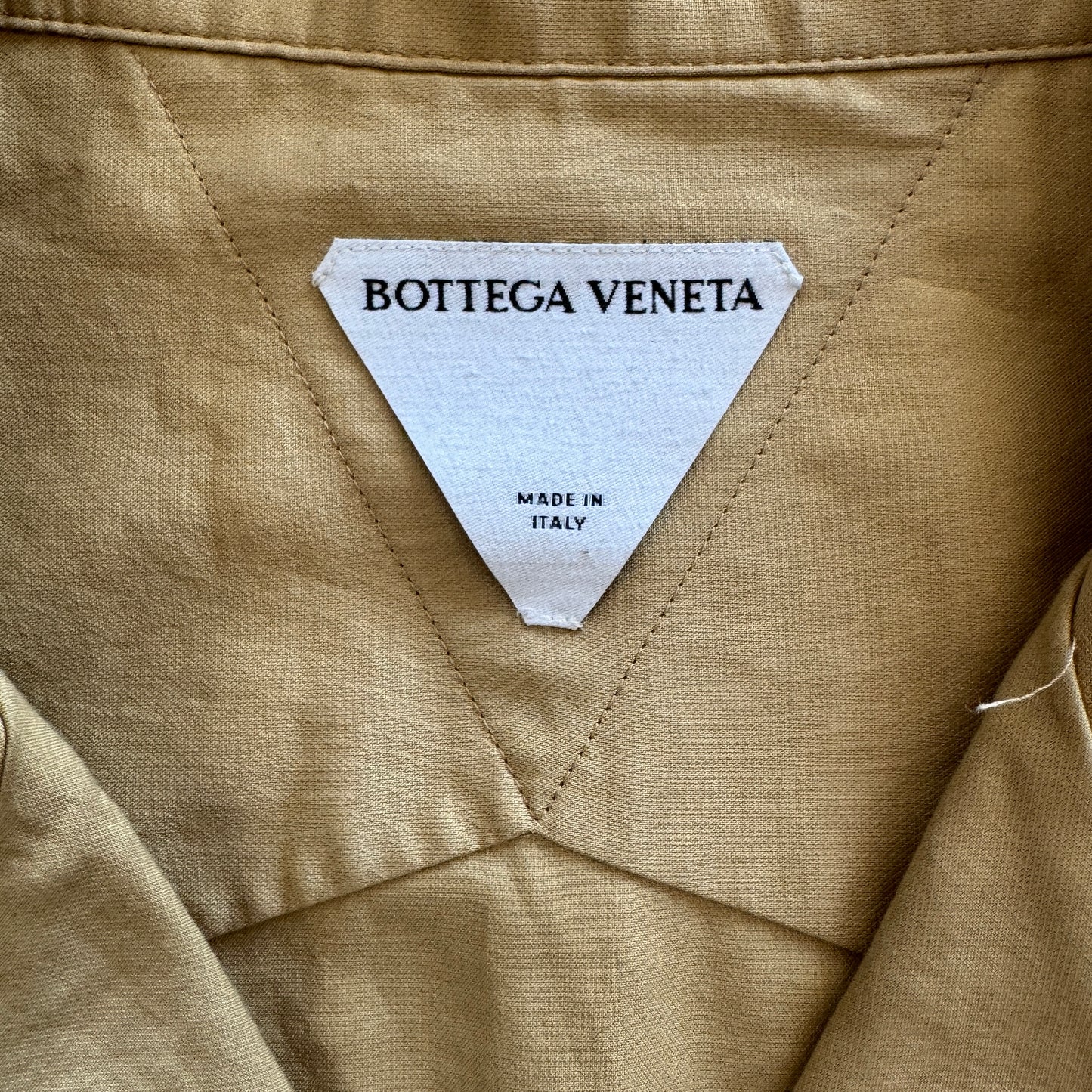 Bottega Veneta Tan Button-Up Shirt