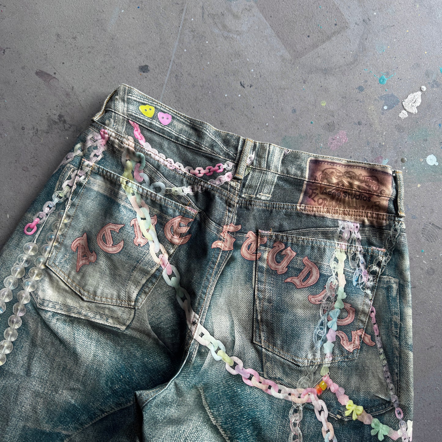 Acne Studios Trompe l’oeil 1981 Loose Fit Denim