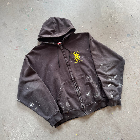 Vintage Painters Zip-Up Hoodie