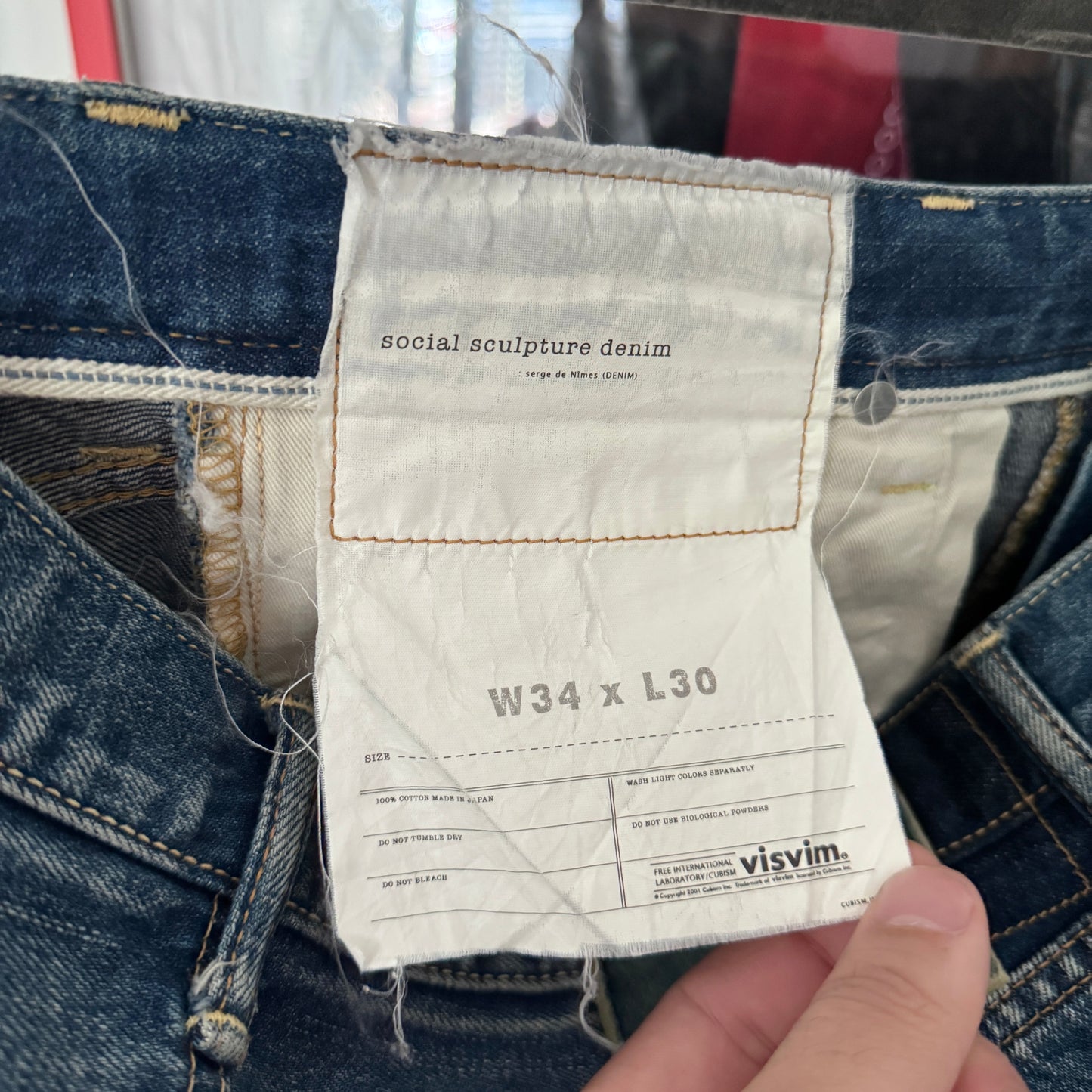 Visvim Social Sculpture 03 Denim