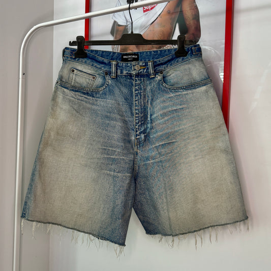 Balenciaga Skater Denim Shorts