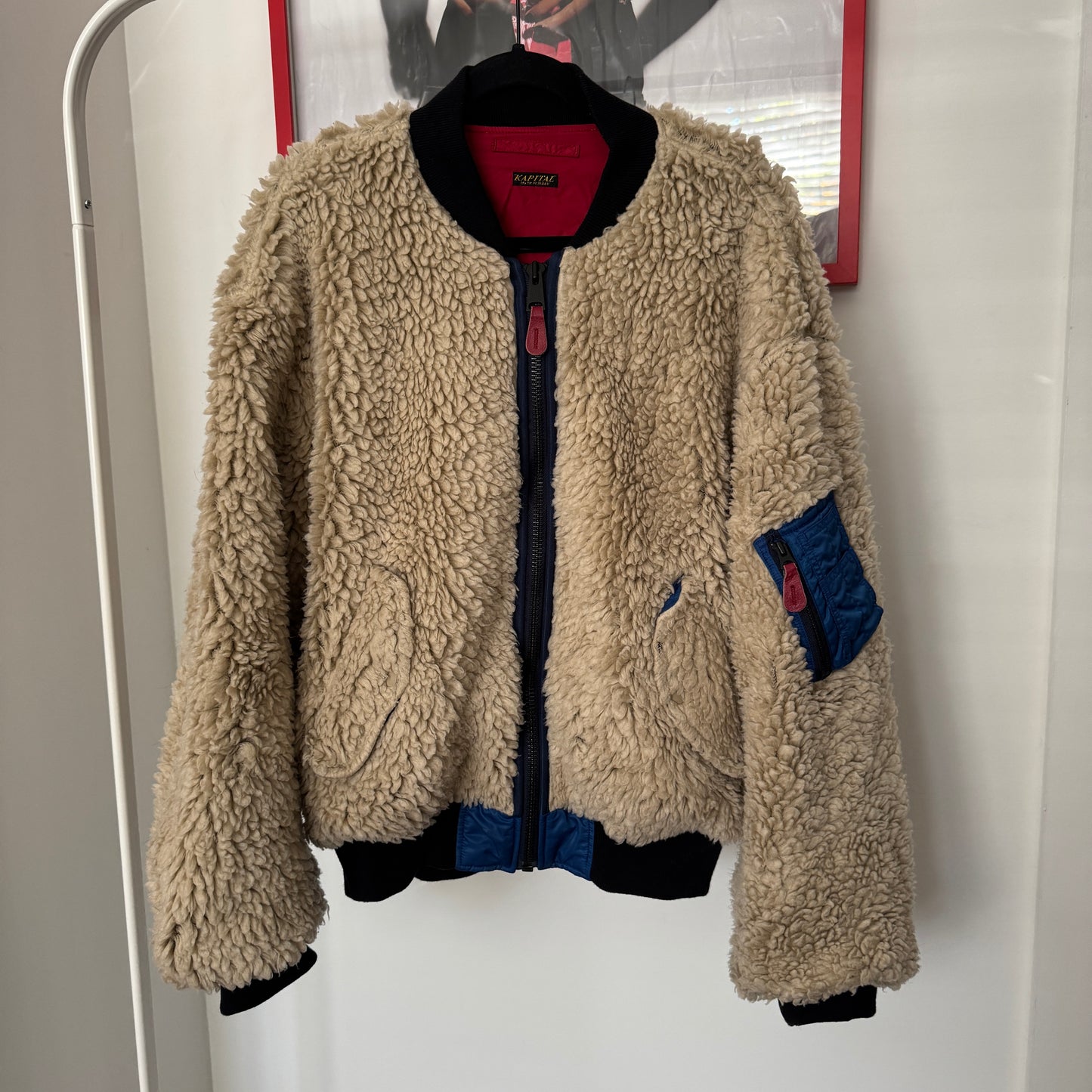 Kapital Insulated Sherpa Bomber Jacket