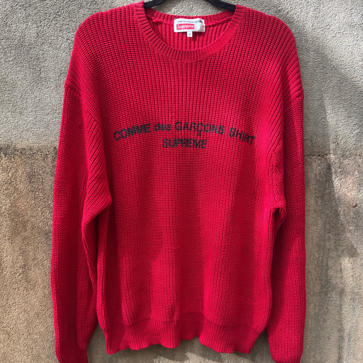 CDG X Supreme Knit Sweater