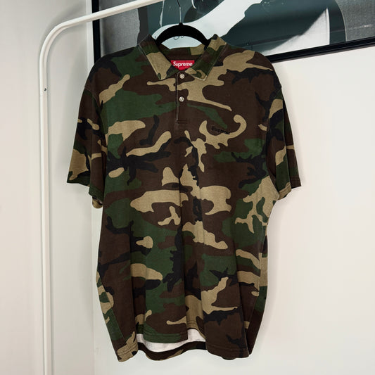 Supreme Washed Camo Polo