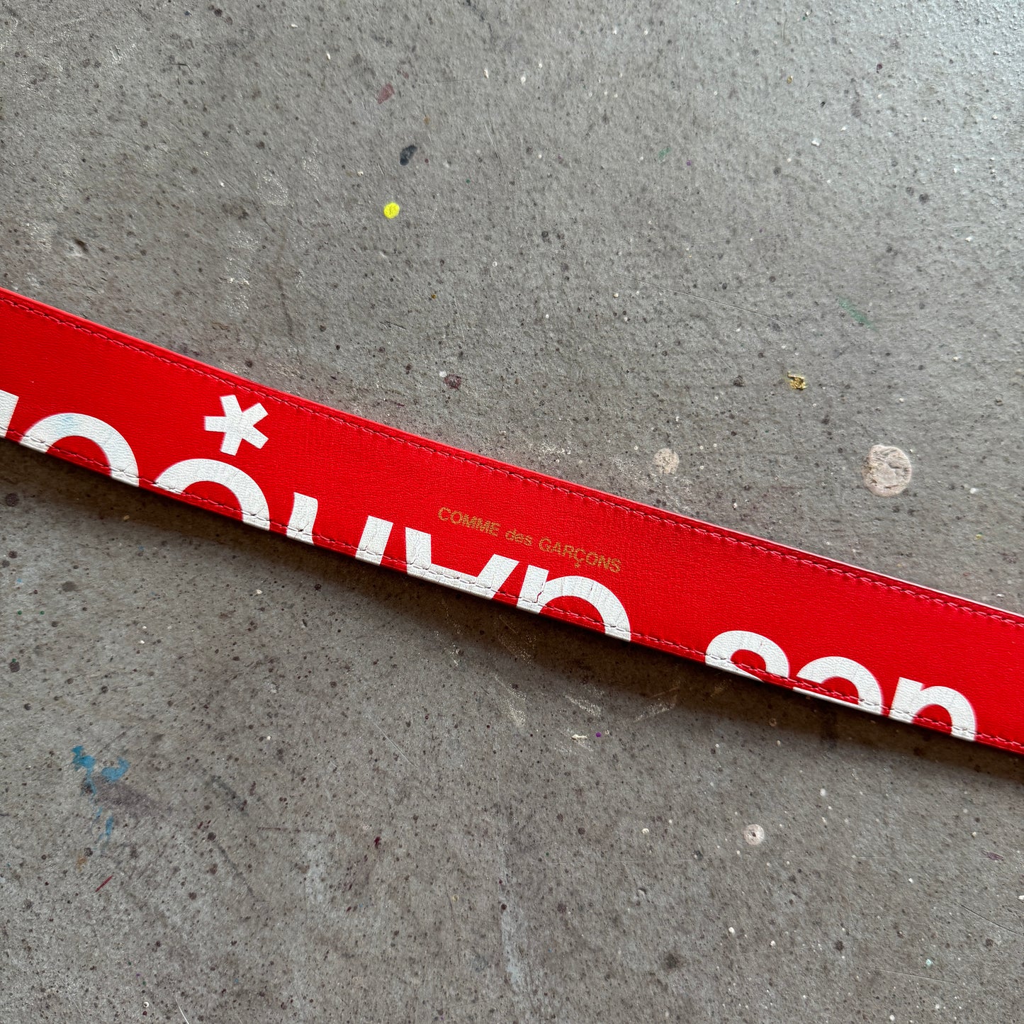 CDG Leather Belt