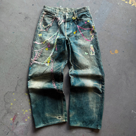 Acne Studios Trompe l’oeil 1981 Loose Fit Denim