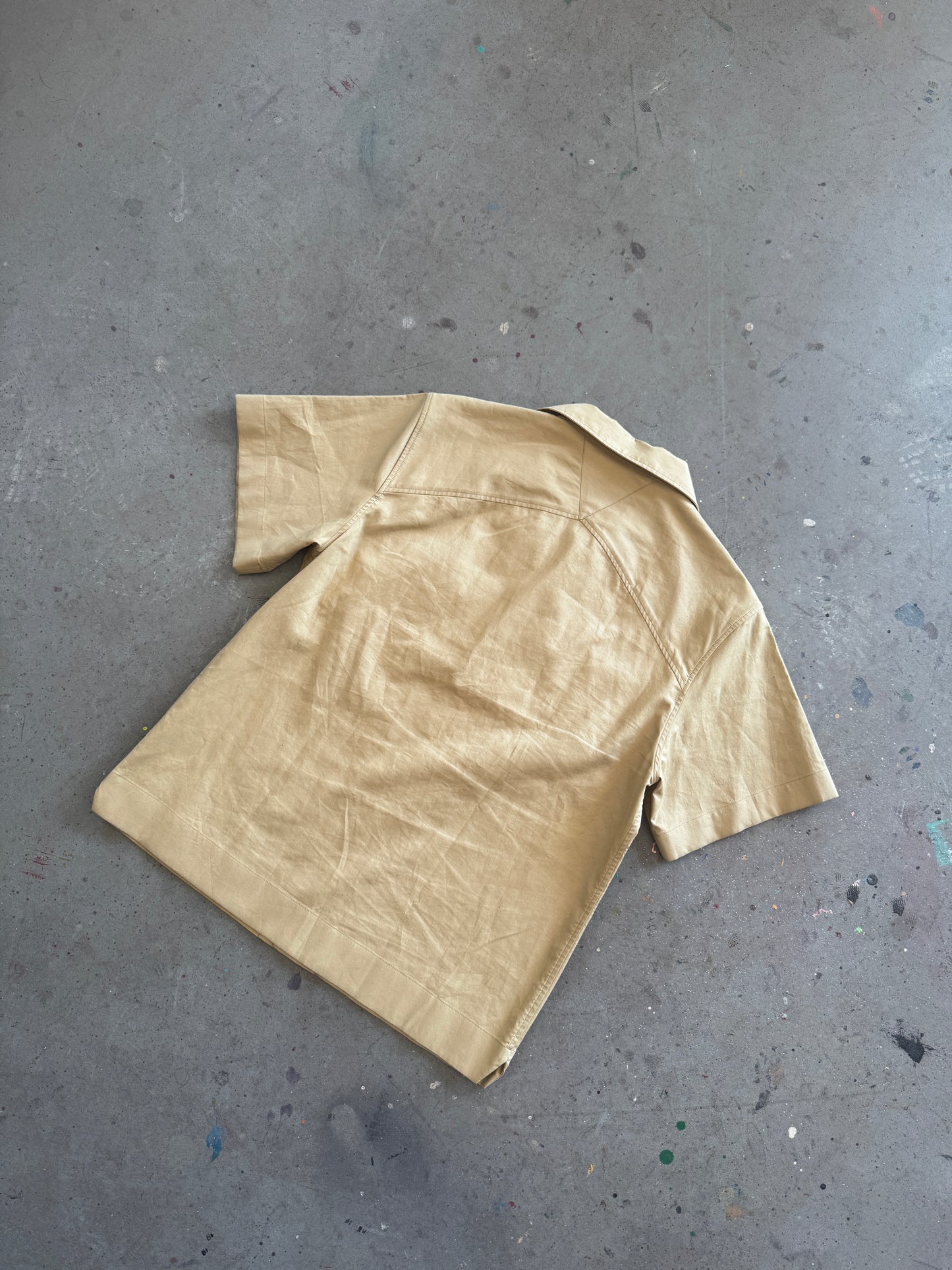 Bottega Veneta Tan Button-Up Shirt