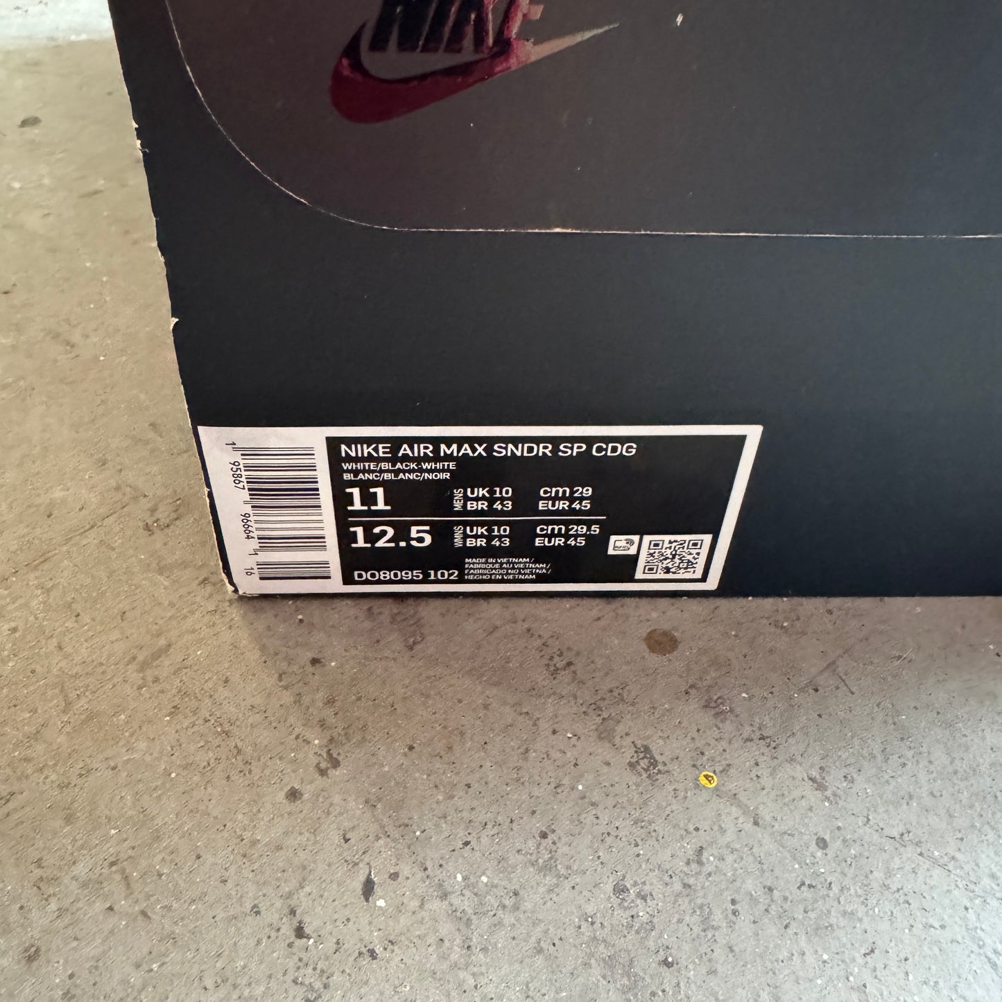 CDG Homme Plus x Nike Air Sunder Max