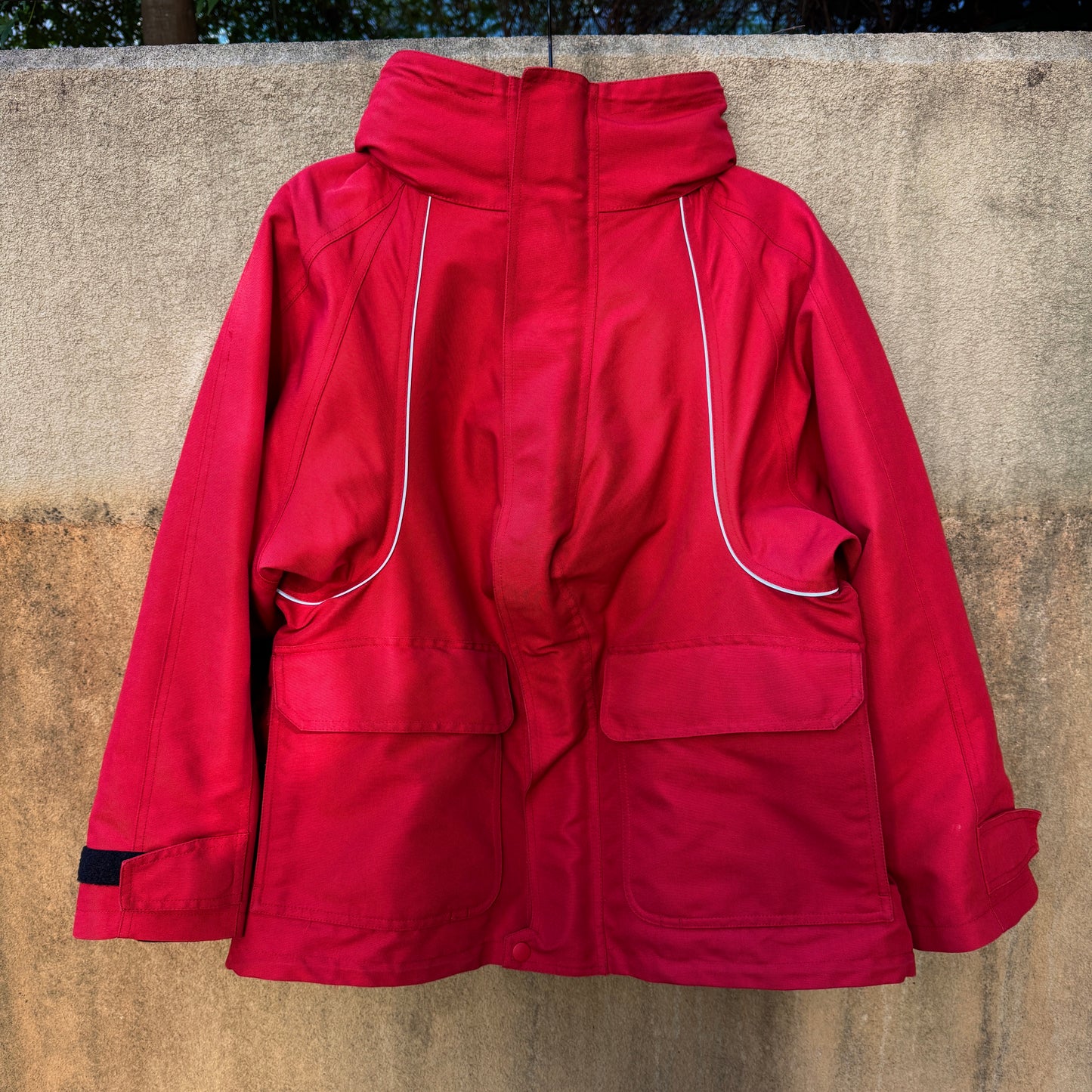 Balenciaga Ruby Red “Swing” Parka