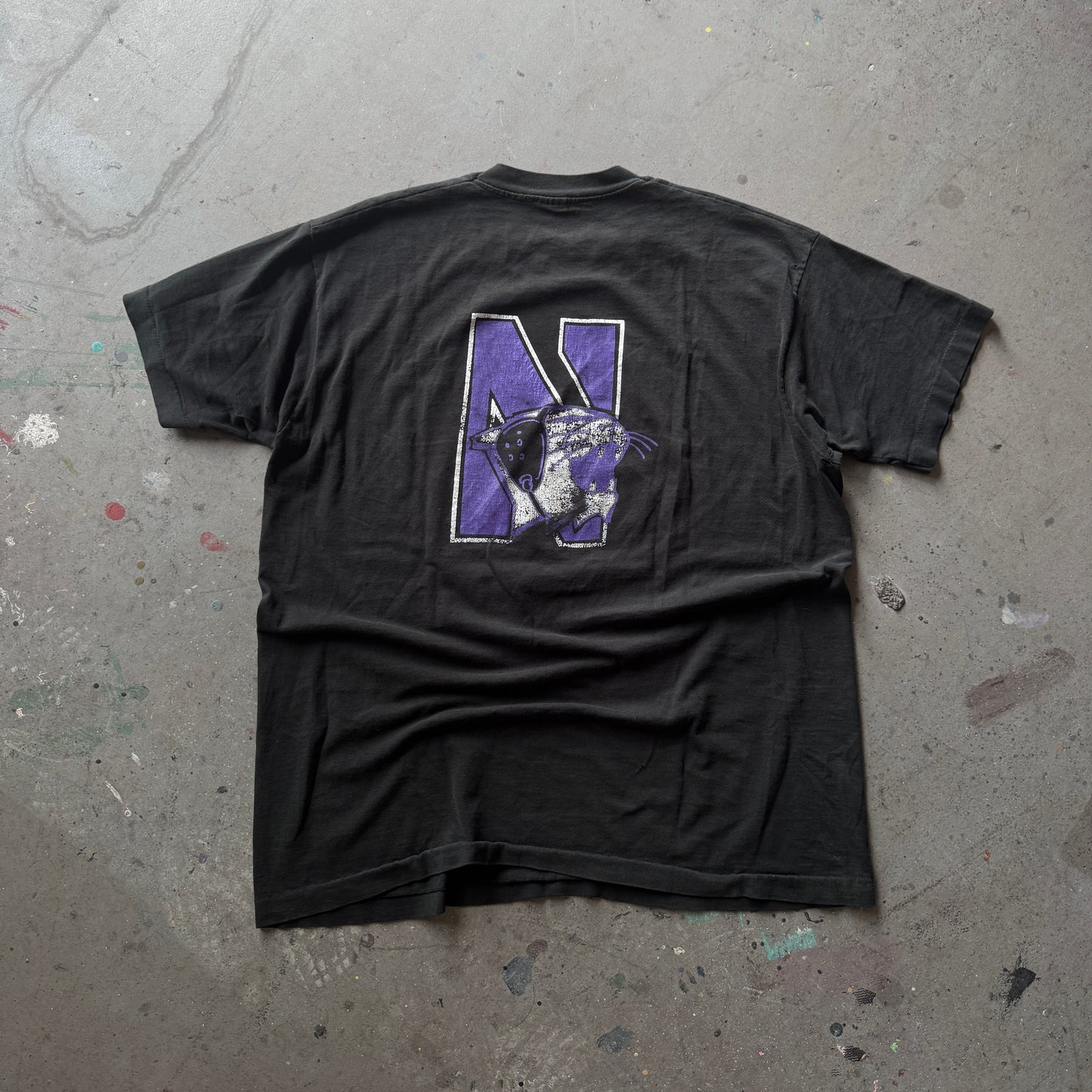 Vintage Northwestern Wrestling Tee