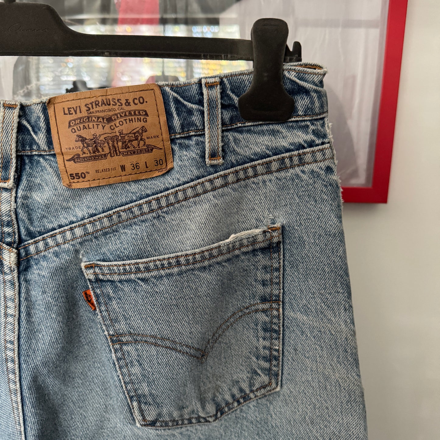 Vintage Levis 505 Orange Tabs