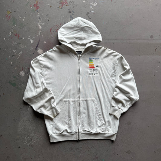 Balenciaga Energy Label Zip Up