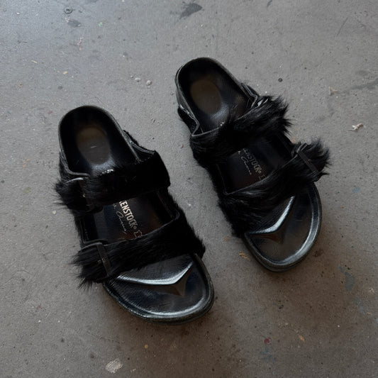 Rick Owens Pony Hair Birkenstock