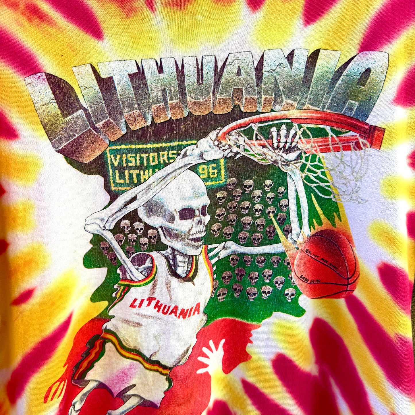 Vintage 1994 Lithuania Grateful Dead Tee