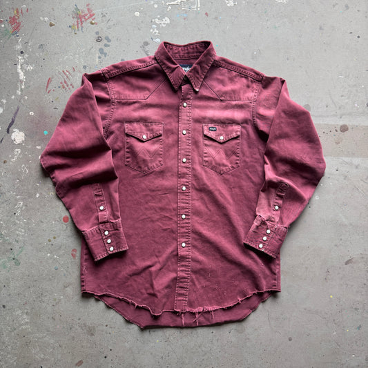 Vintage Thrashed Wrangler Button Up