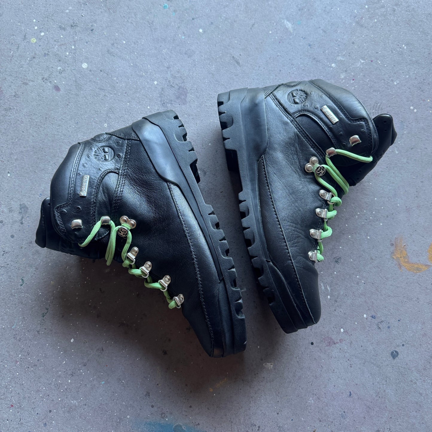 Stussy x Timberland World Hiker Boots