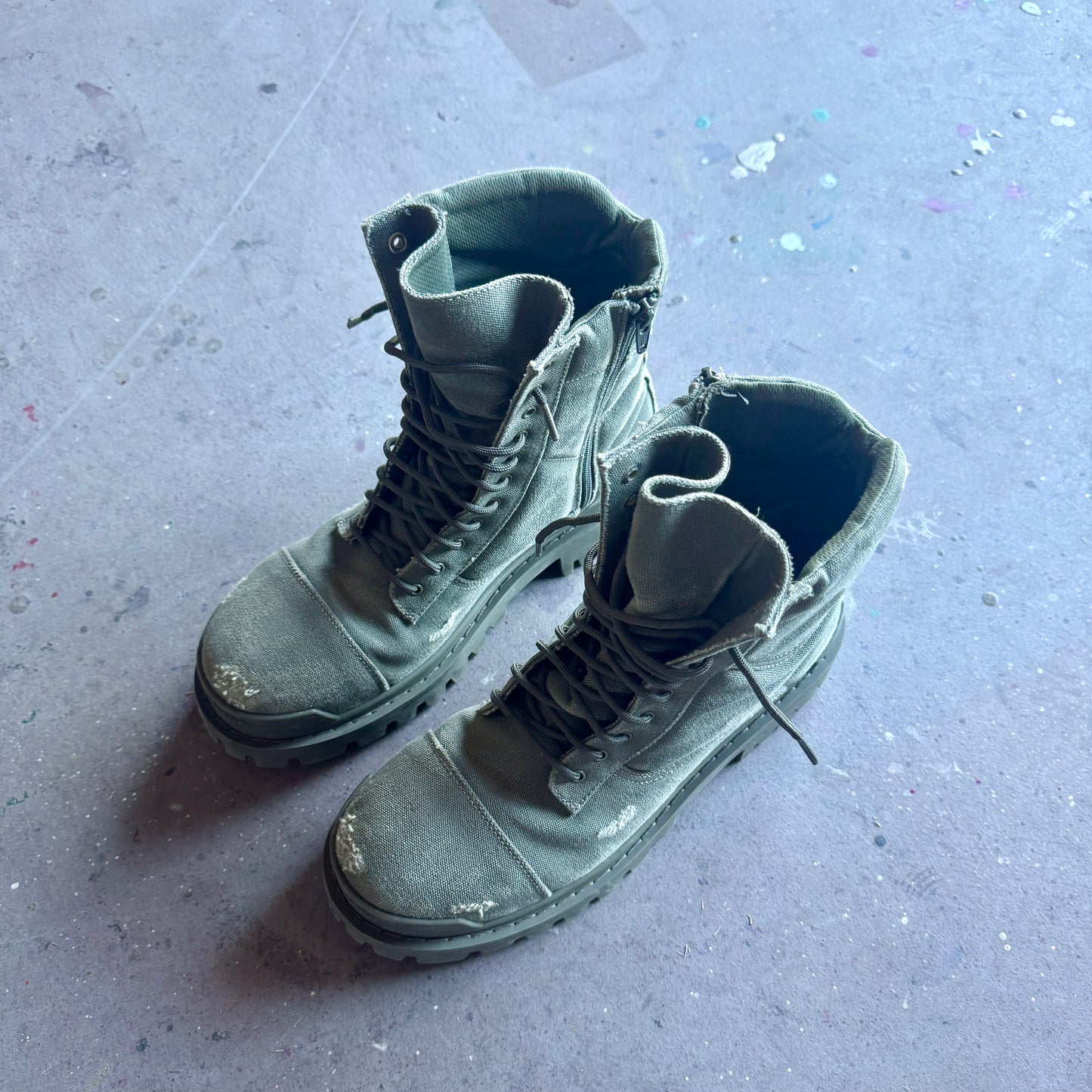 Balenciaga Distressed Strike Boot