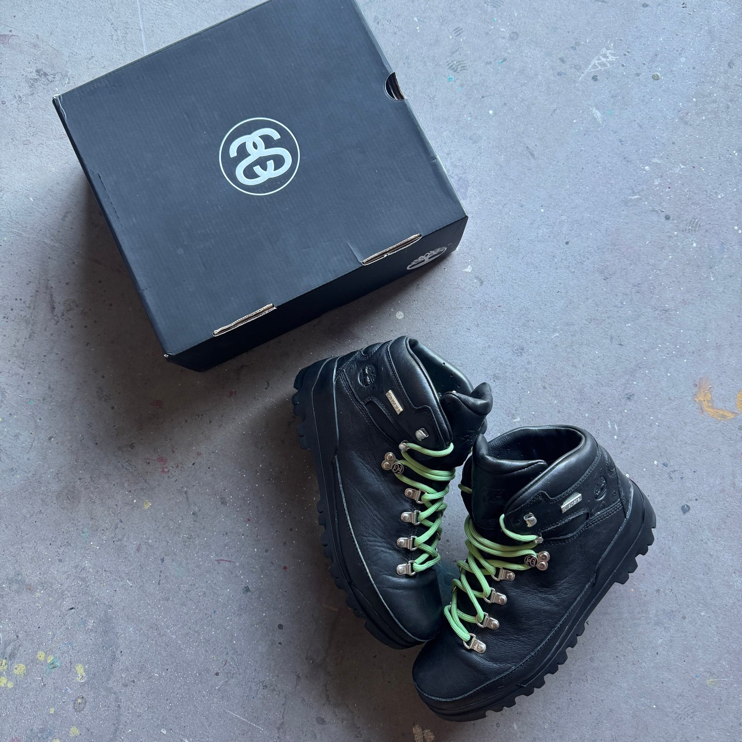 Stussy x Timberland World Hiker Boots