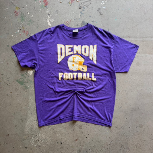 Vintage Demon Football Tee