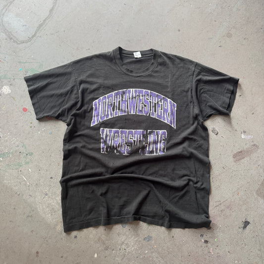 Vintage Northwestern Wrestling Tee