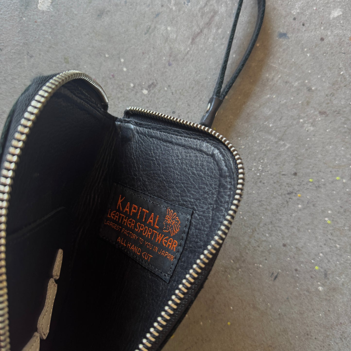 Kapital Leather Necklace Wallet